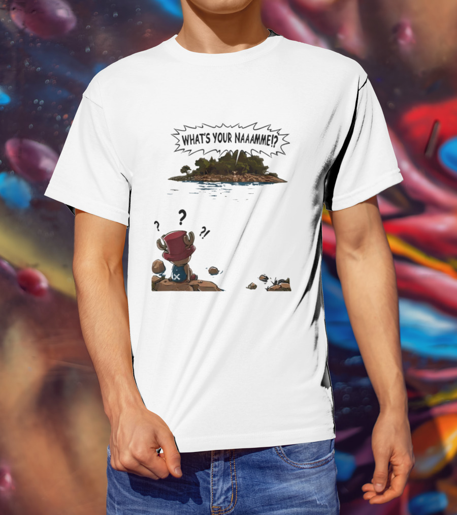 Tony Tony Chopper What's Your Name Island Question Marks T-Shirt
