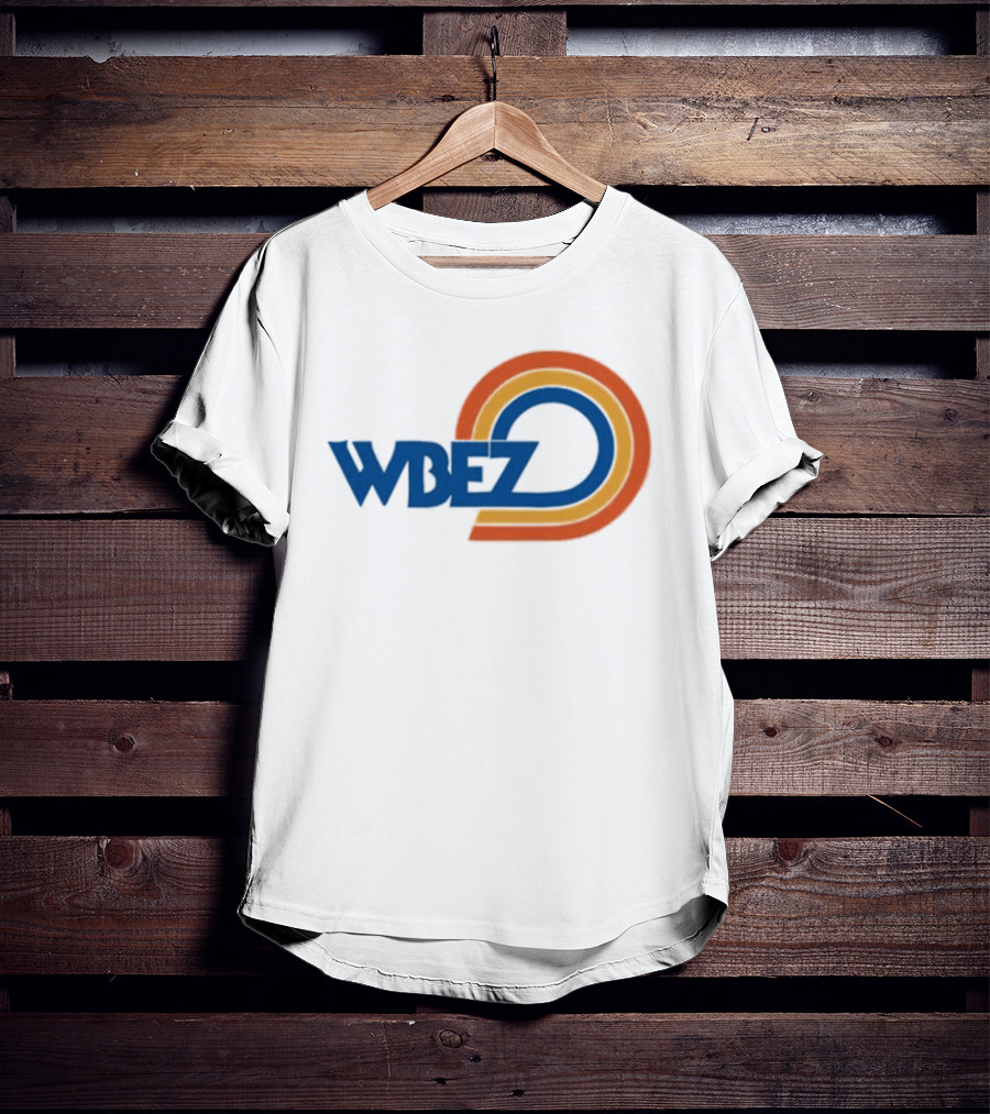 WBEZ Retro Bold Multicolor Circular T-Shirt