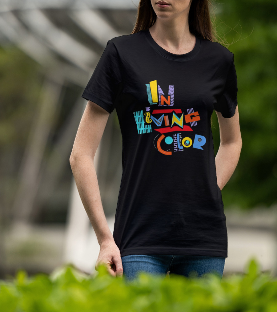 In Living Color 90s Retro Style Vivid T-Shirt