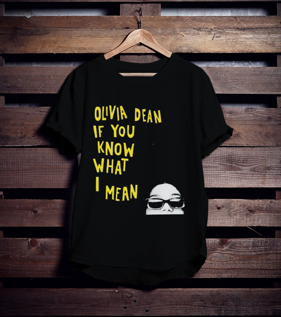 Olivia Dean If You Know What I Mean Glasses Sketch T-Shirt