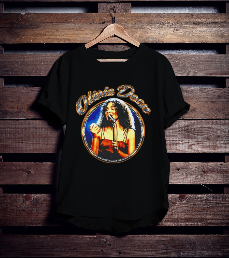 Olivia Dean Elegance Framed Singer Performance T-Shirt