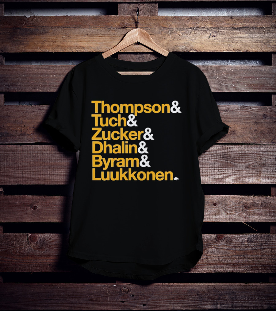 Thompson Tuch Zucker Dahlin Byram Luukkonen Buffalo Sabres 2026 T-Shirt