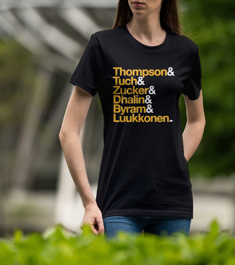 Thompson Tuch Zucker Dahlin Byram Luukkonen Buffalo Sabres 2026 T-Shirt