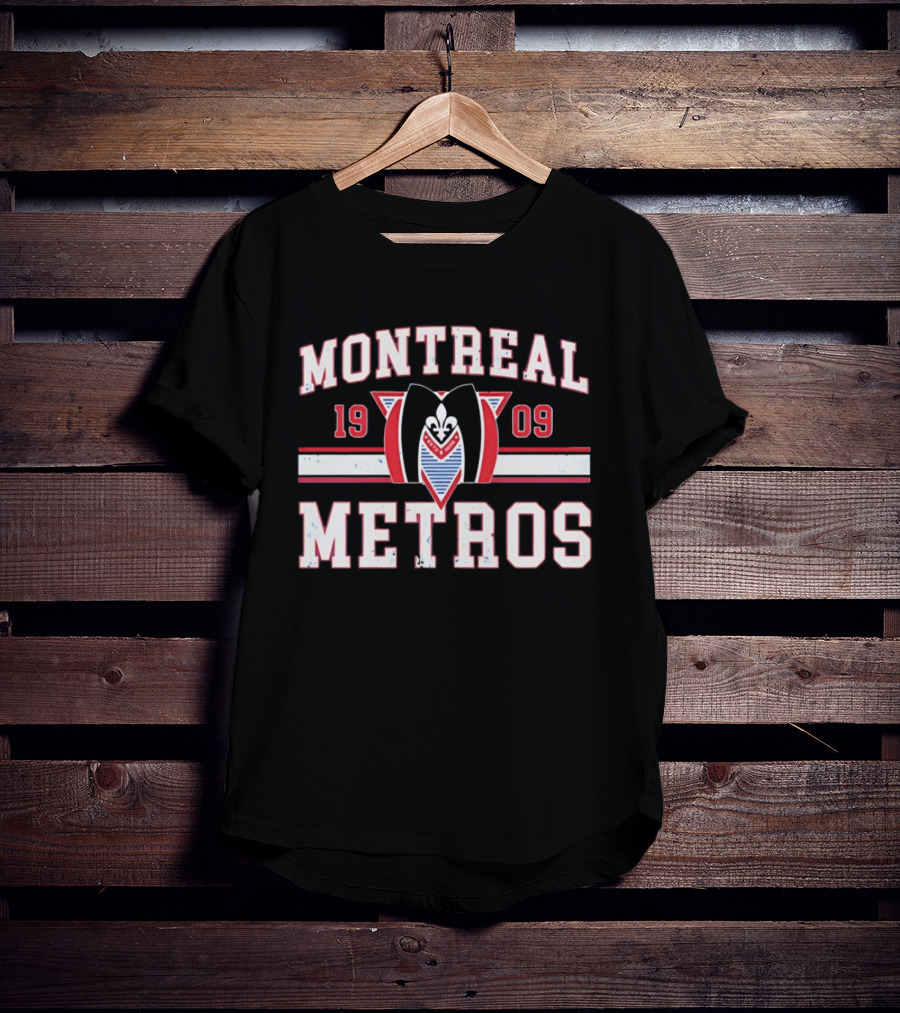 Montreal Metros 1909 Team Rivalry Hollander T-Shirt