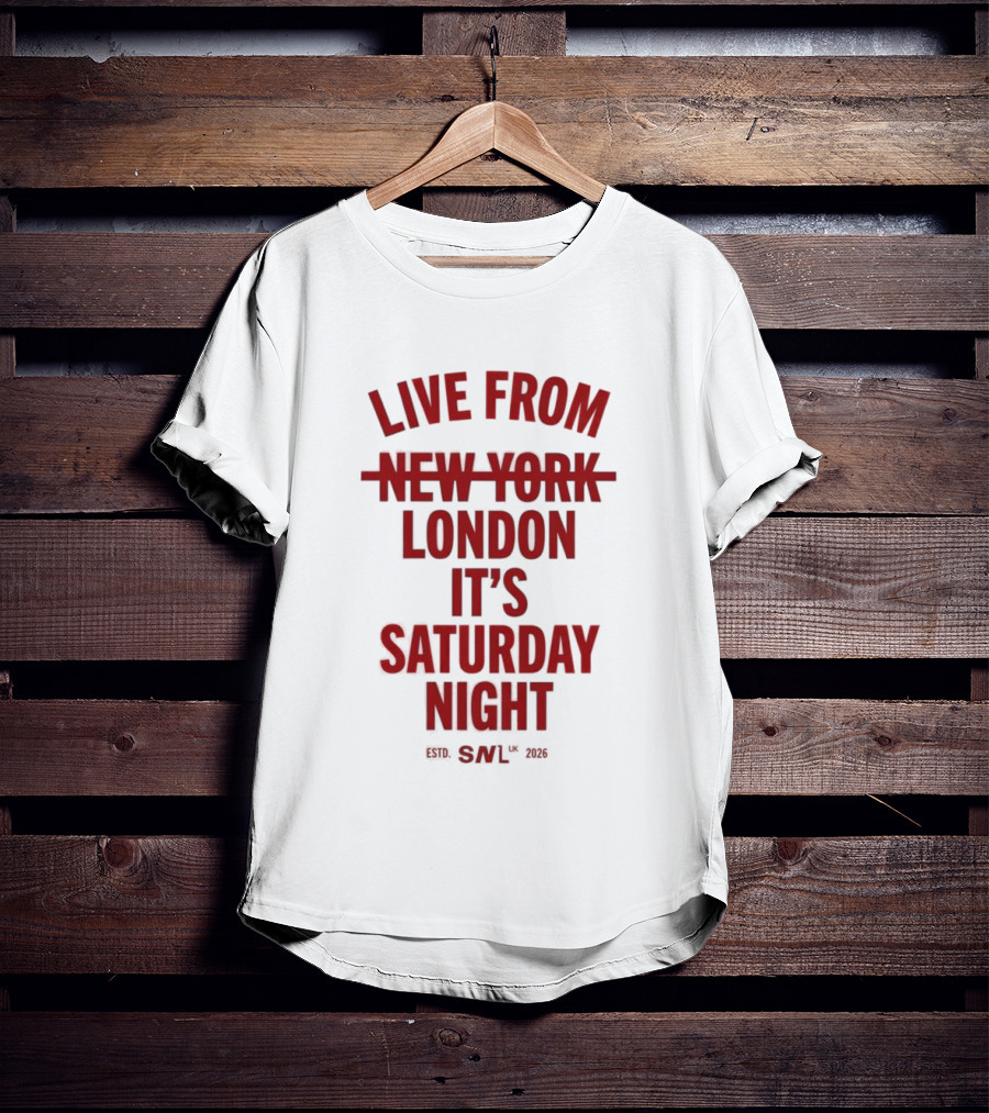 Live From London It's Saturday Night SNL 2026 T-Shirt