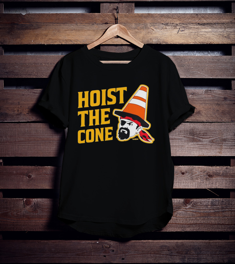 Pittsburgh Pirates Hoist The Cone Traffic Cone Hat Pirate T-Shirt