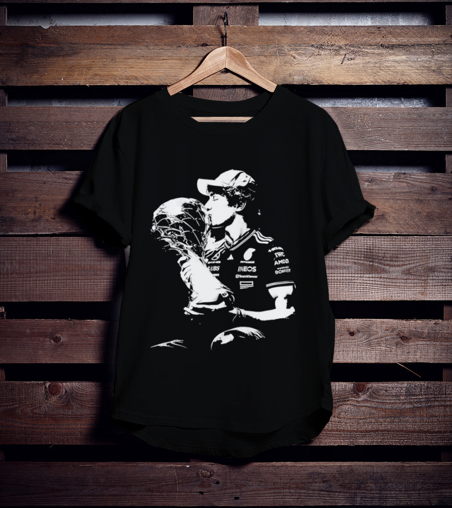 Kimi Antonelli Pole Position Victory Celebration Chinese Grand Prix T-Shirt