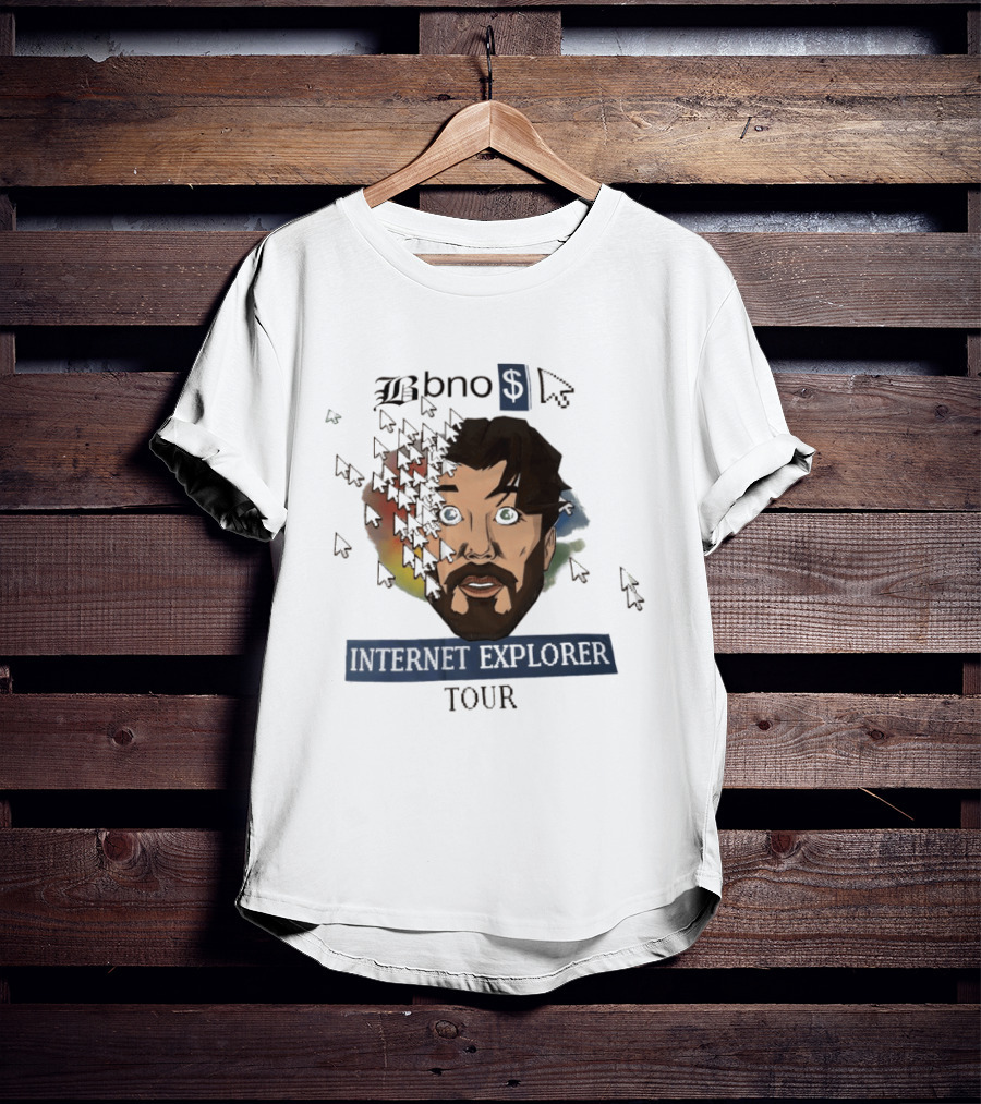 Bbno Internet Explorer Tour Cursor Face T-Shirt