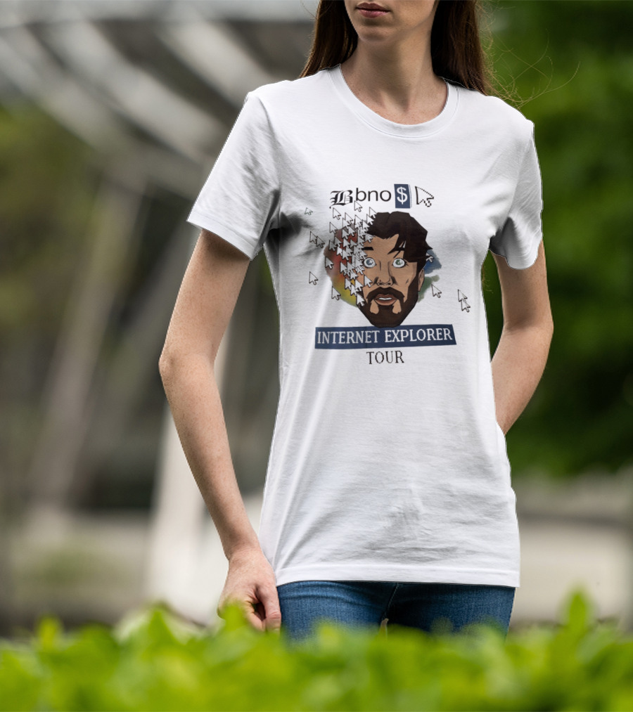 Bbno Internet Explorer Tour Cursor Face T-Shirt