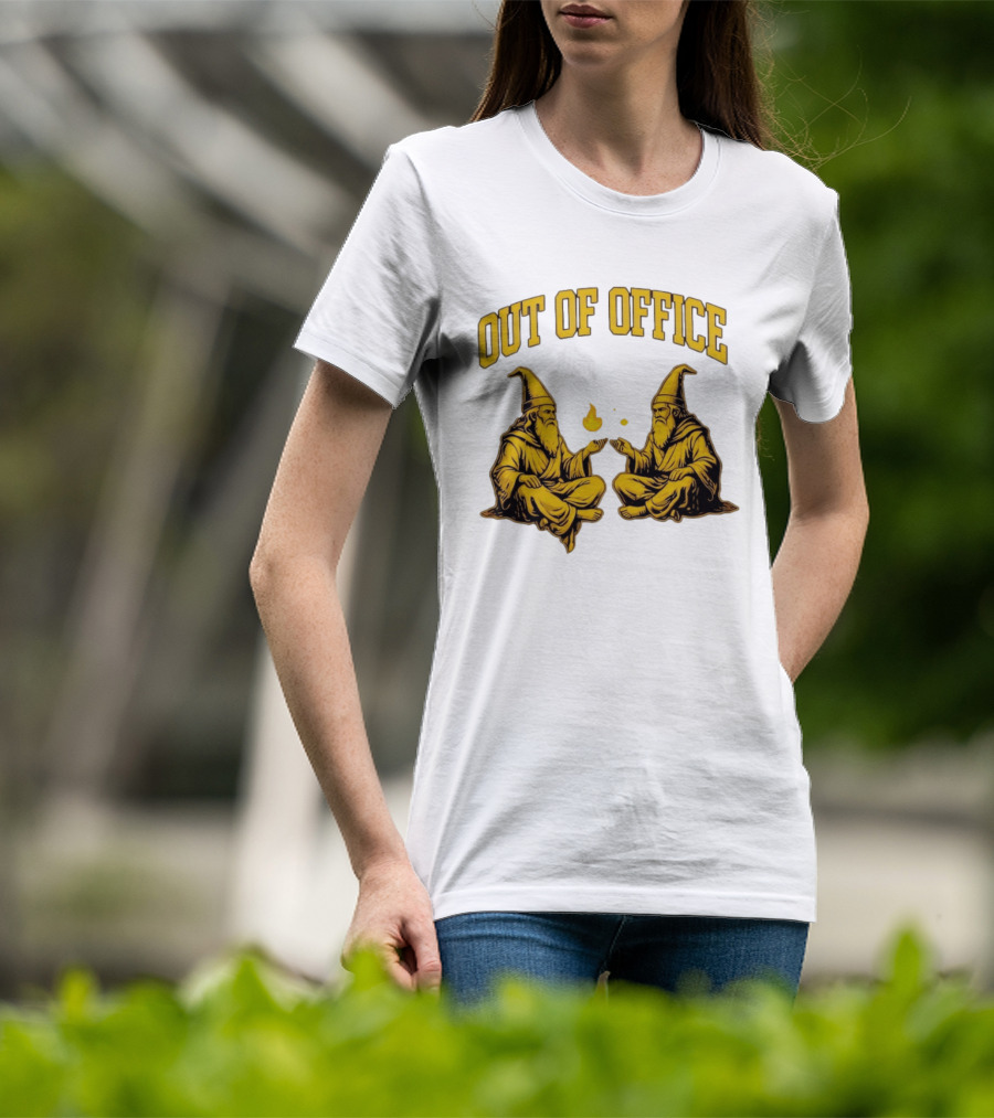 Out Of Office Wizards Magical Sorcery Wizardry Duo T-Shirt