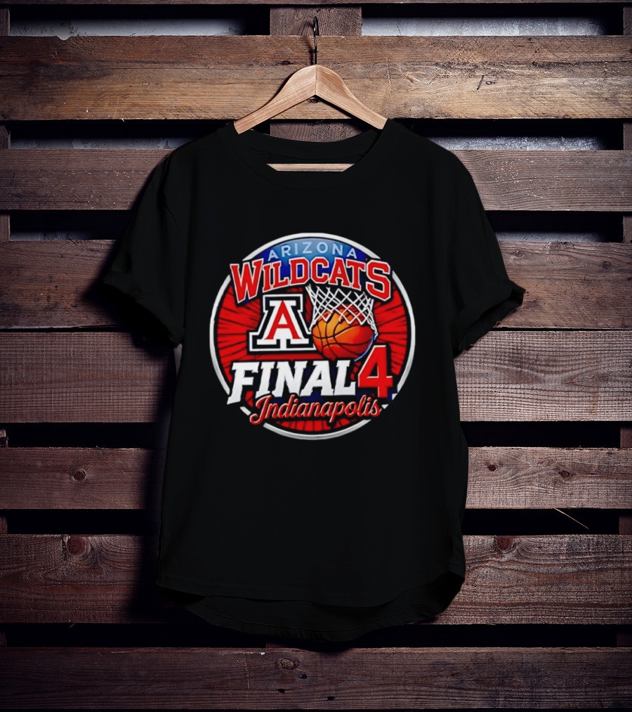 Arizona Wildcats Final 4 Indianapolis Basketball T-Shirt