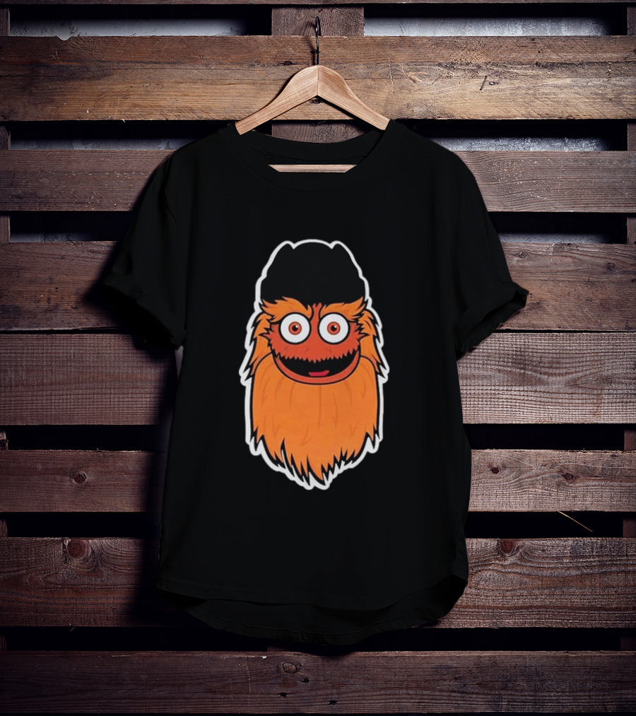 Joe Giglio Wearing Philadelphia Flyers Gritty T-Shirt