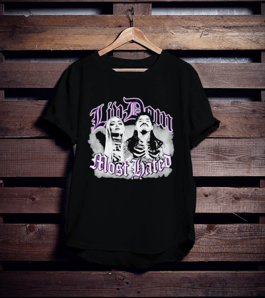 LivDom Most Hated Liv Morgan Dirty Dom Skeleton Tattoos T-Shirt