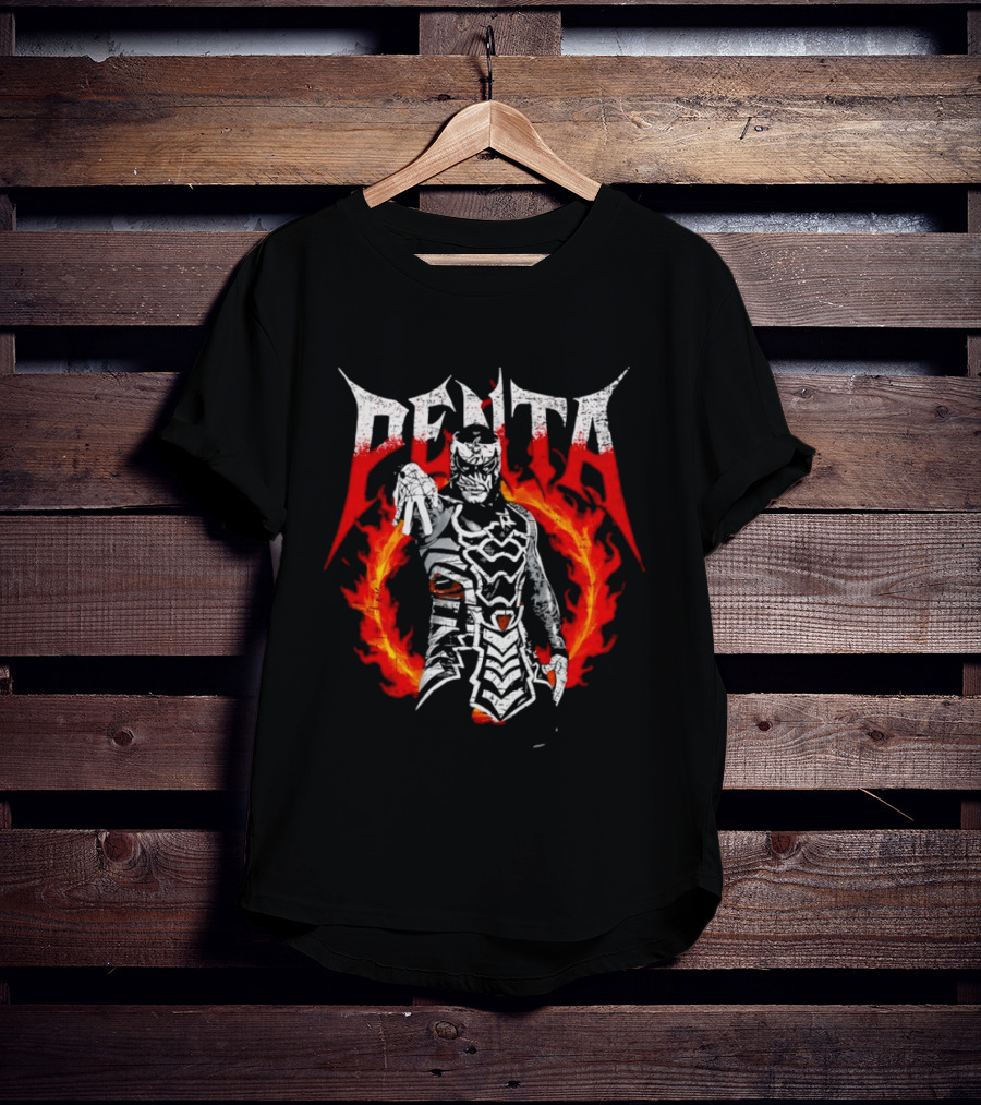 Penta Flame Warrior WWE Pose T-Shirt