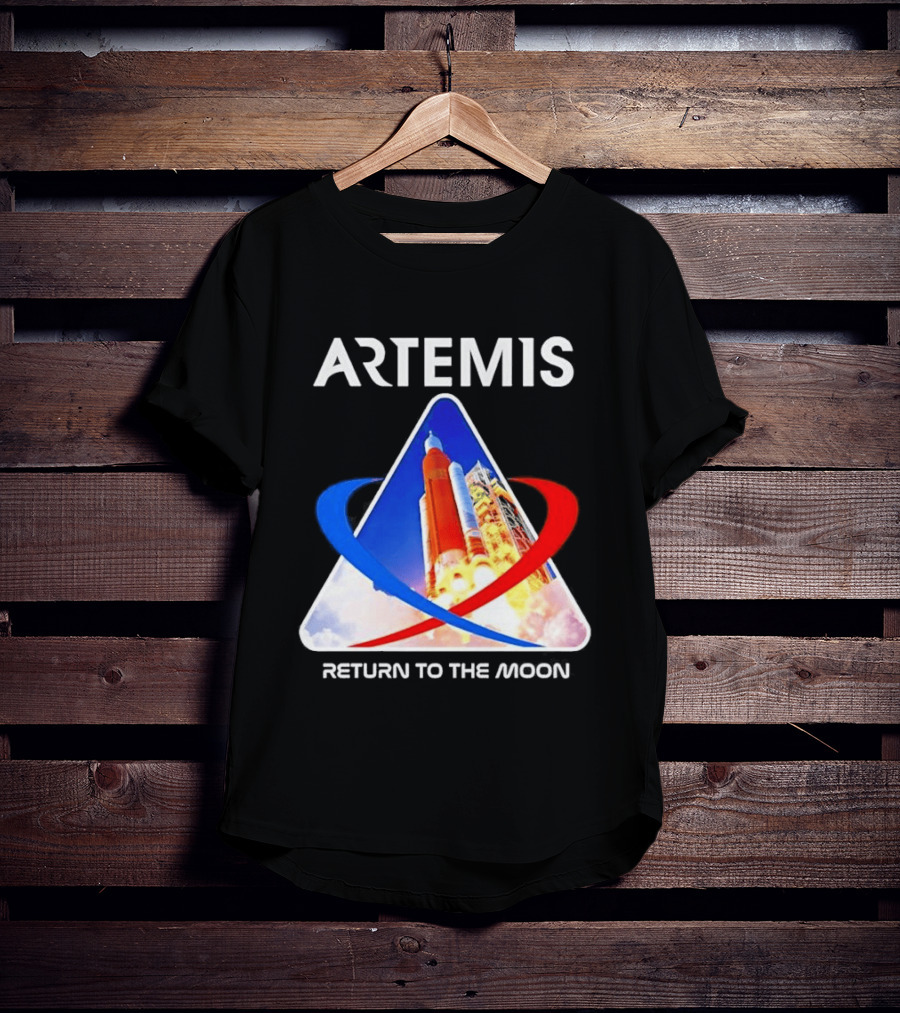 NASA Artemis Return To The Moon Enthusiast Launch Exploration T-Shirt