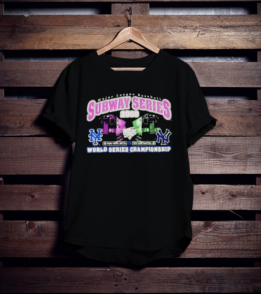 Major League Baseball Subway Series 2000 World Series Championship Yankees Vs Mets T-Shirt