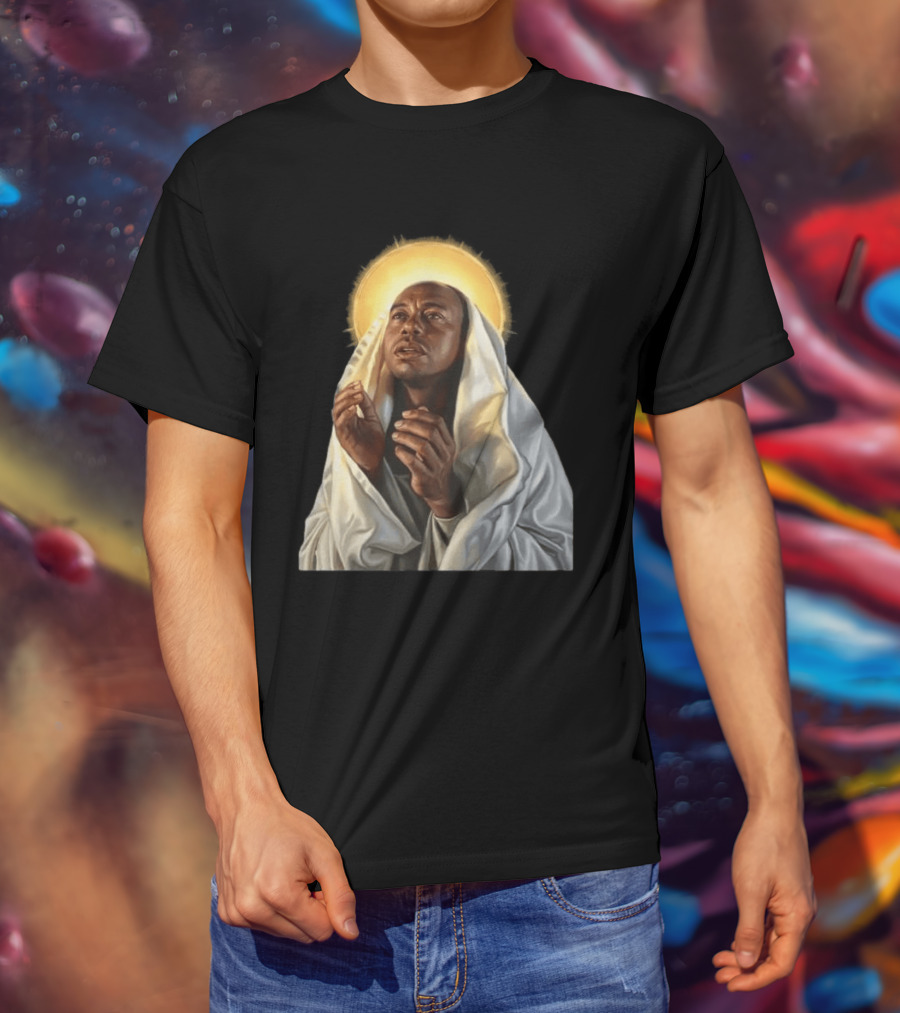 Saint Tiger Woods Shot Halo T-Shirt