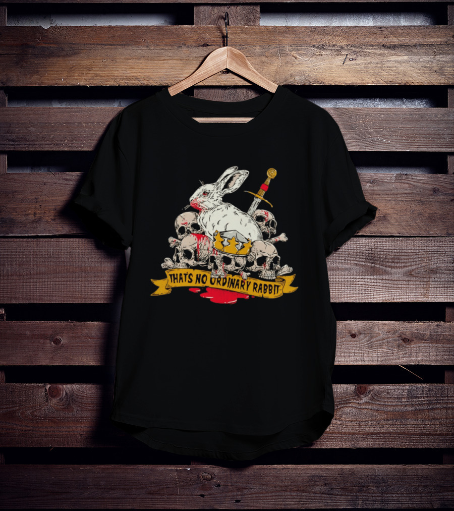 That's No Ordinary Rabbit Skulls Sword Crown T-Shirt