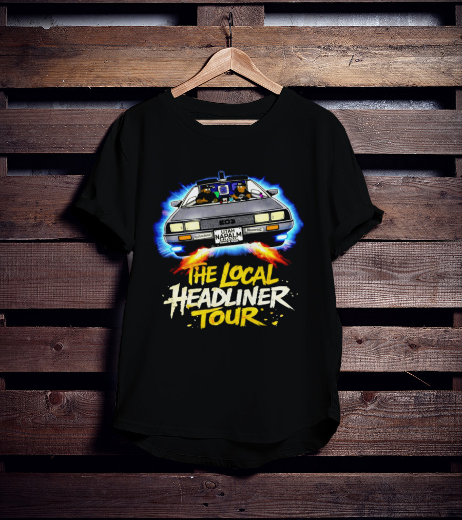 The Local Headliner Tour 80s Iconic Car Adventure T-Shirt