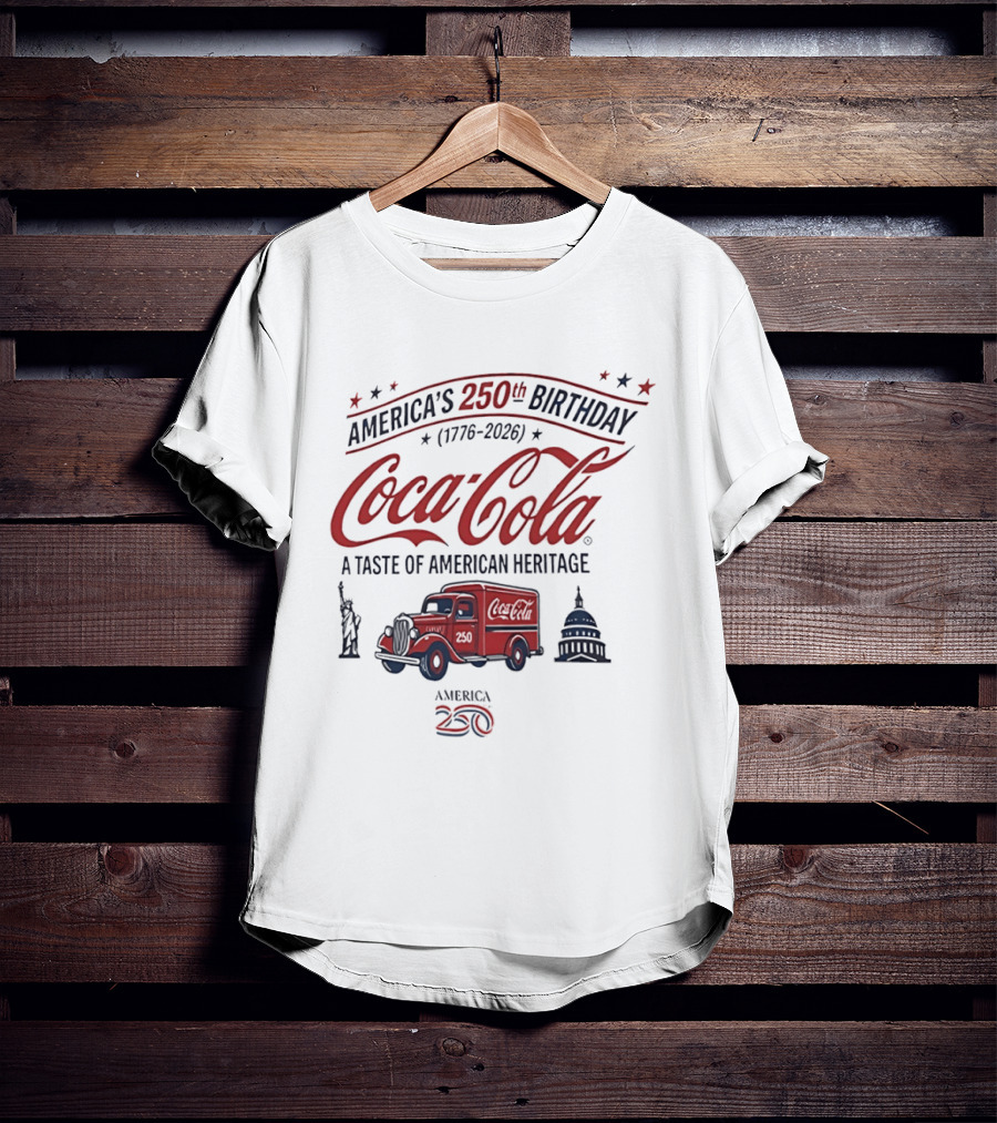 America's 250th Birthday Coca Cola 1776 2026 A Taste Of American Heritage T-Shirt