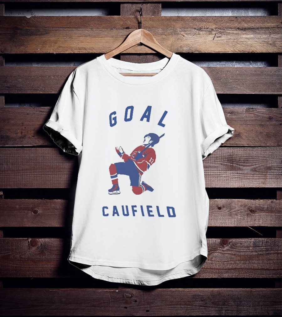 GOAL Caufield Montreal Canadiens Ice Hockey Celebration T-Shirt
