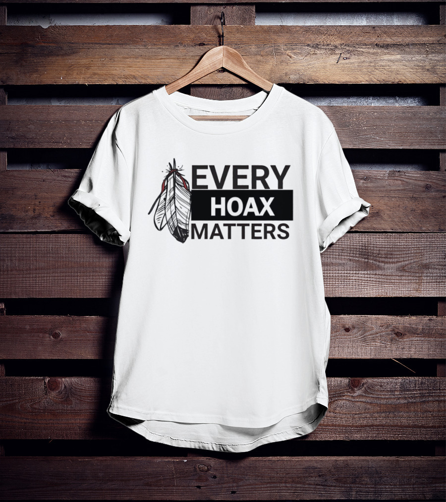 Every Hoax Matters Native American Feather T-Shirt