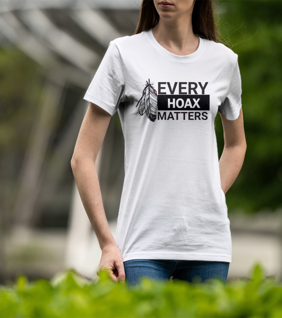 Every Hoax Matters Native American Feather T-Shirt