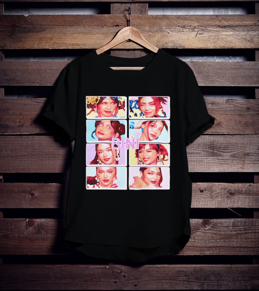BINI Grid Style P Pop Group Philippines T-Shirt