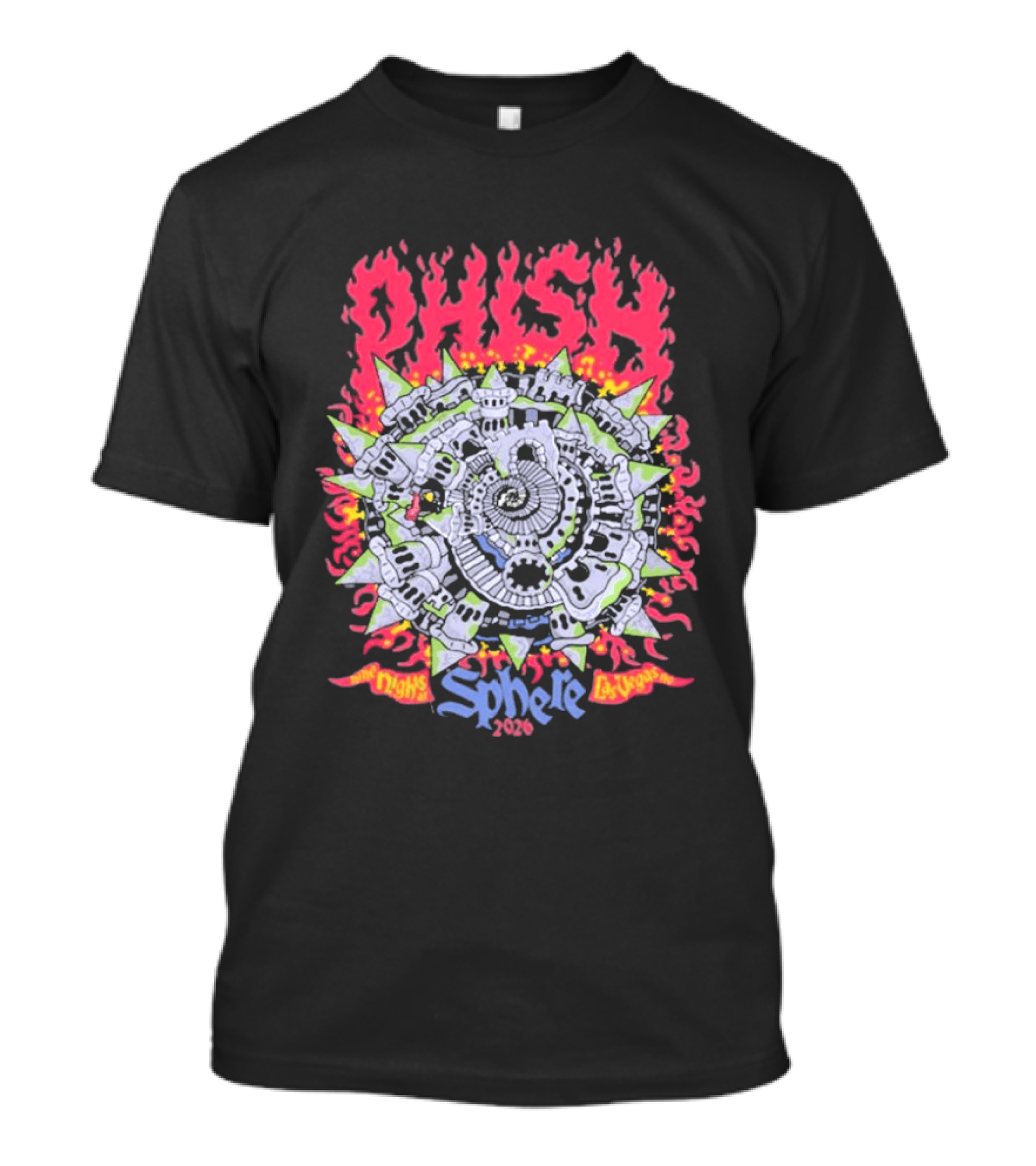PHISH Gamehendge Mace Sphere 2026 T-Shirt