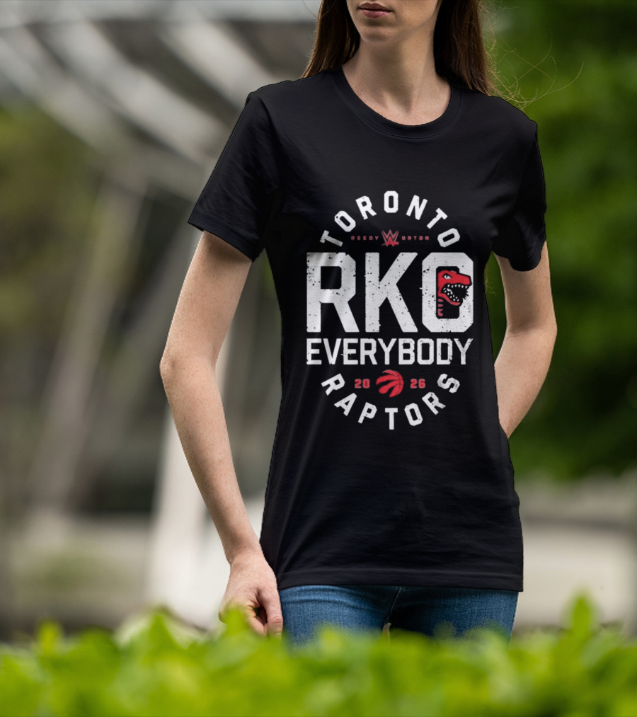 Toronto Raptors RKO Everybody Randy Orton 2026 Collaboration T-Shirt