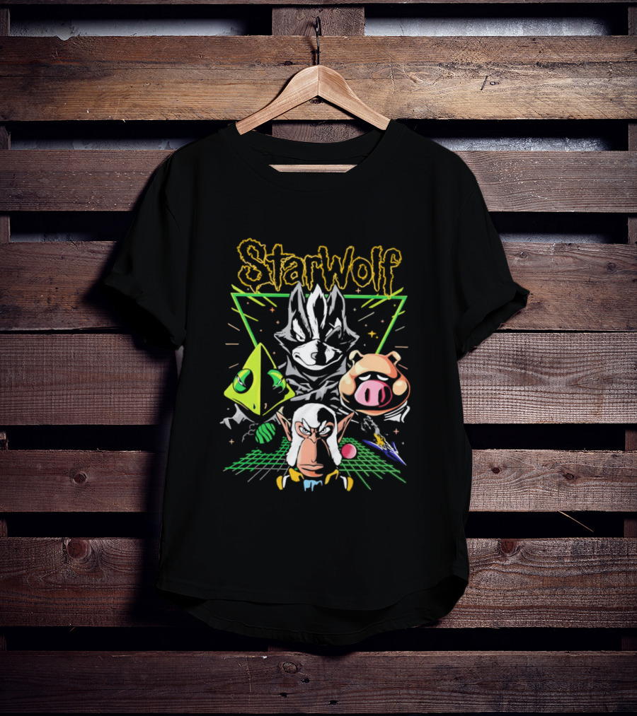 StarWolf Character Collection Wolf And Fox T-Shirt