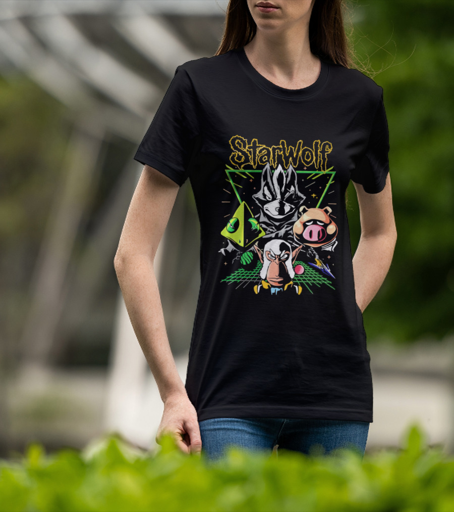 StarWolf Character Collection Wolf And Fox T-Shirt