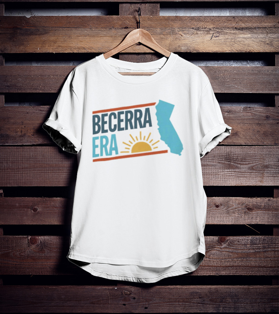Becerra Era California 2026 Governor Campaign Sun State T-Shirt