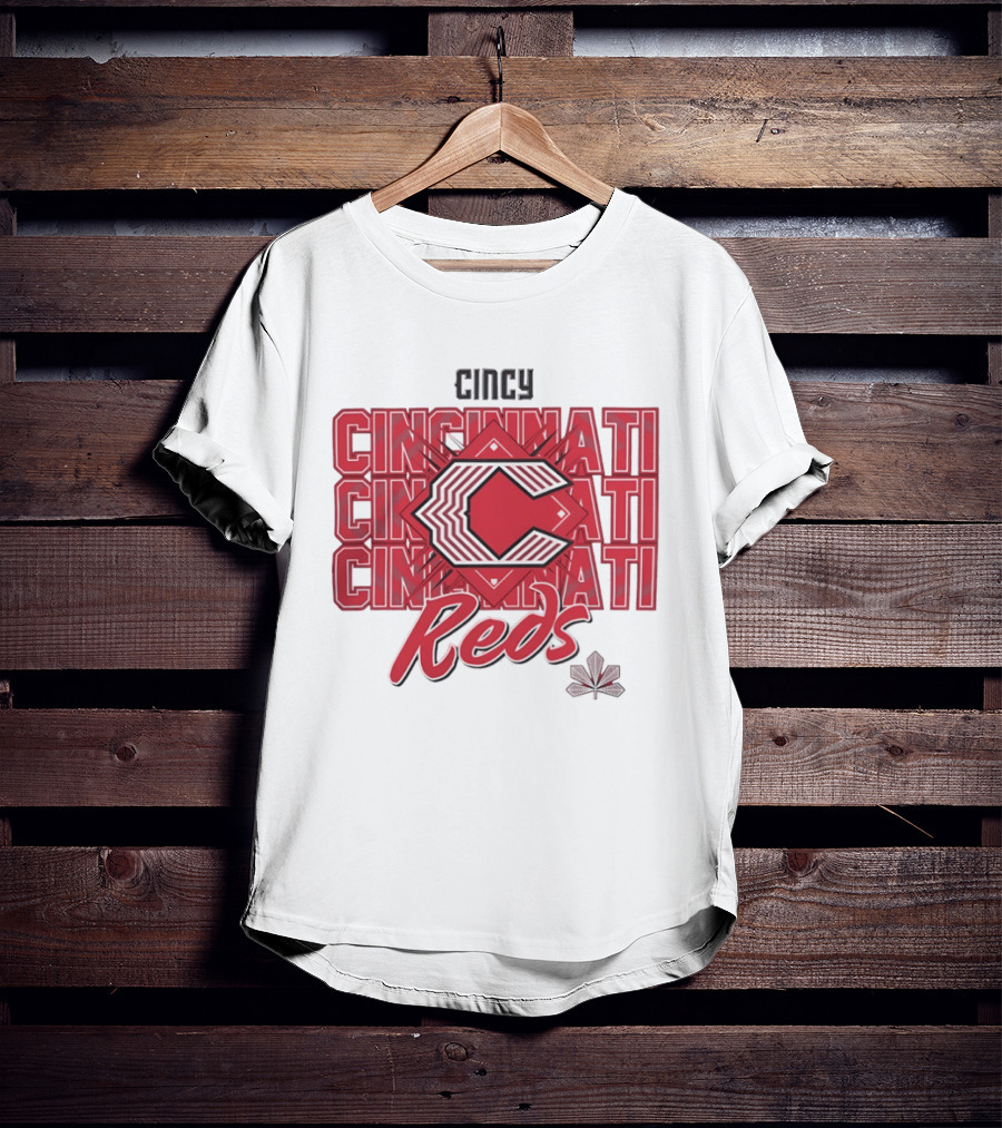 Cincinnati Reds Cincy 2026 City Connect Modern Layered T-Shirt