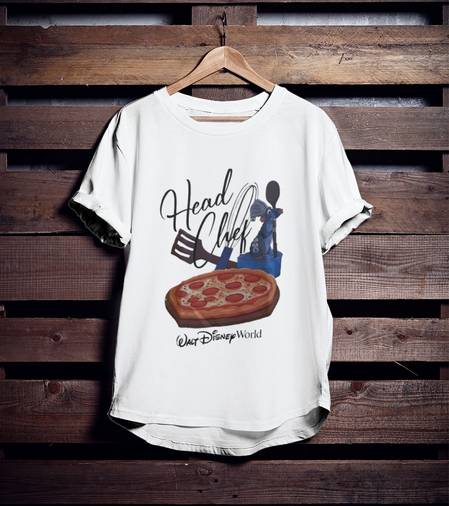 Head Chef Ratatouille Pizza Walt Disney World T-Shirt