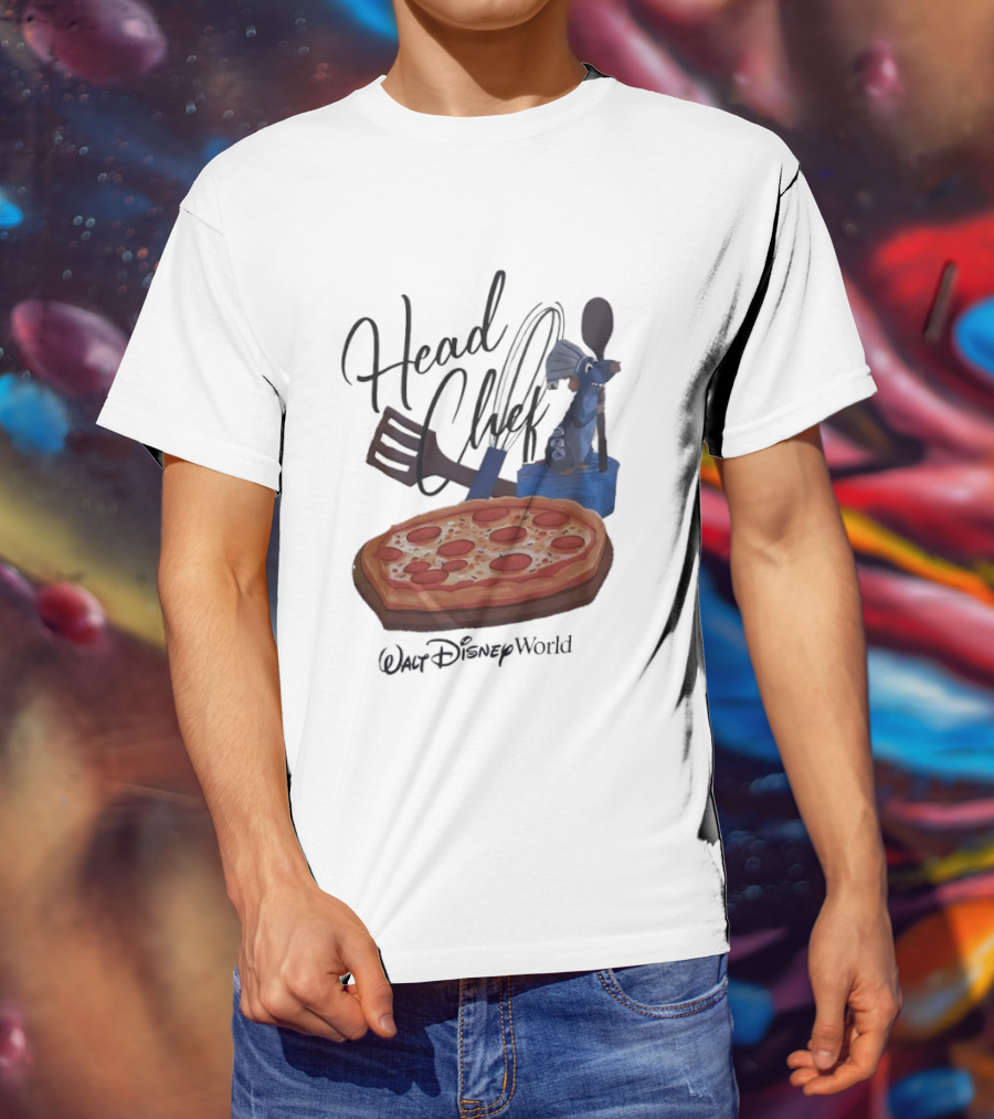 Head Chef Ratatouille Pizza Walt Disney World T-Shirt
