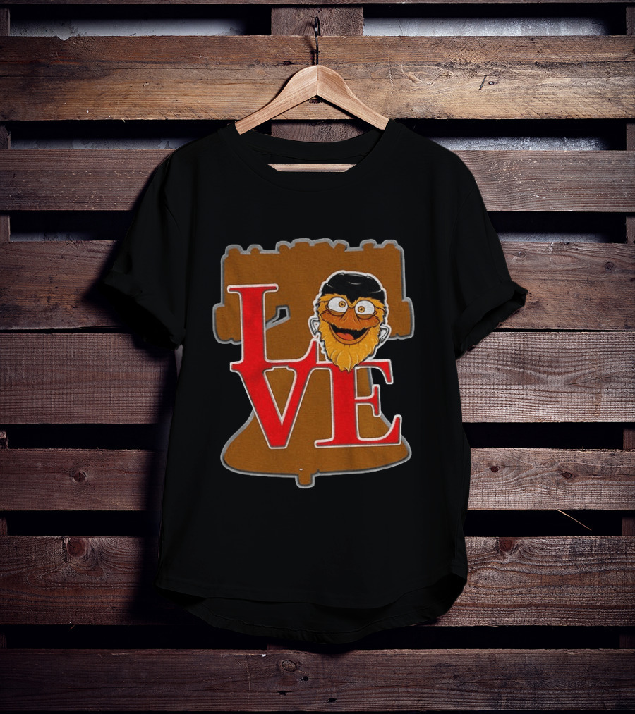 Gritty Love Philadelphia Flyers Liberty Bell NHL 2026 T-Shirt