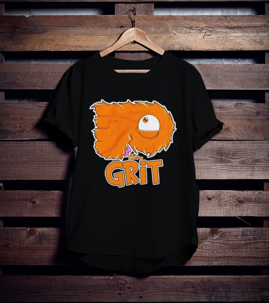 Gritty Philadelphia Flyers Hockey NHL 2026 Orange Grit T-Shirt