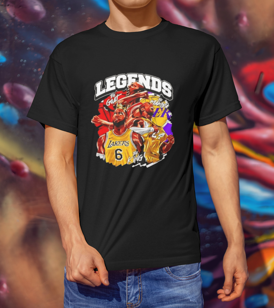 Legends The Goat Mamba King Lakers 24 6 T-Shirt