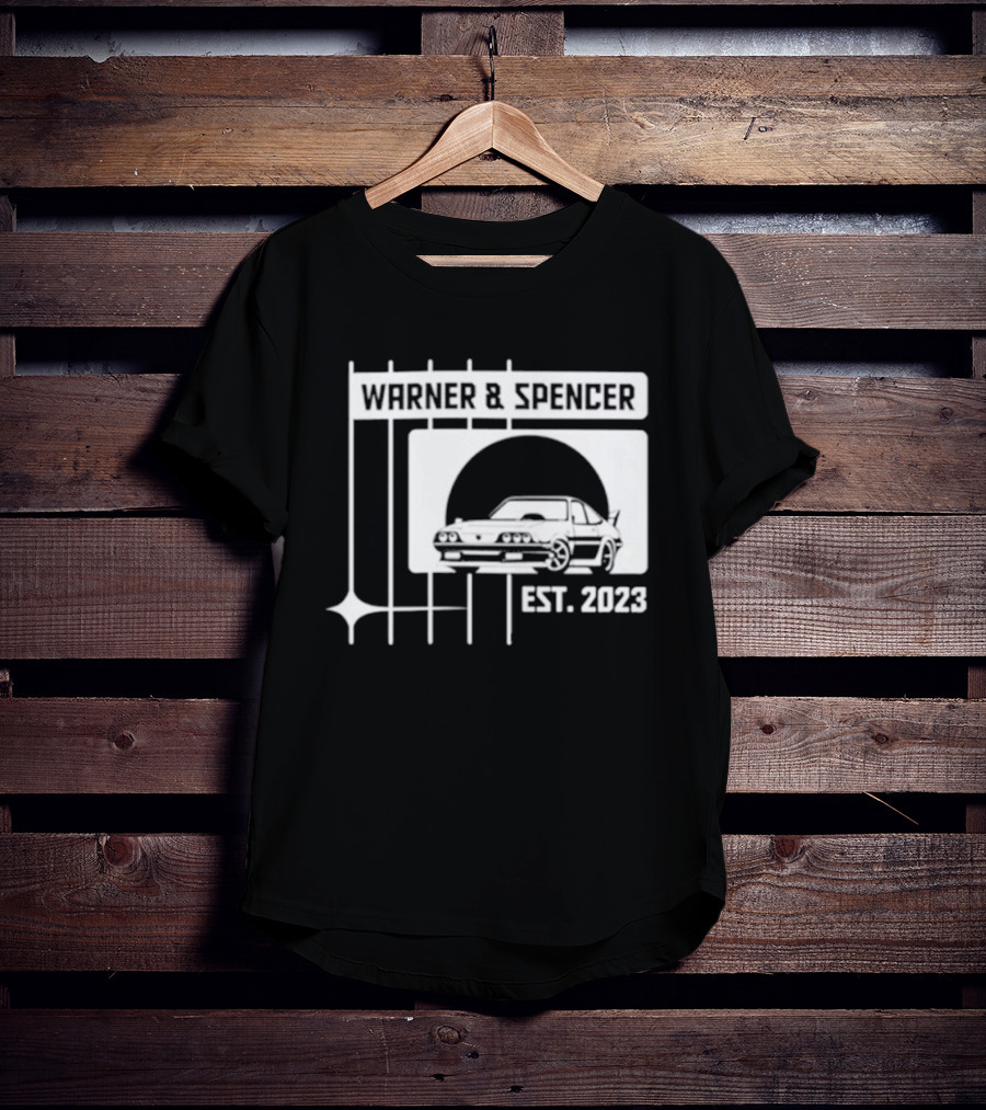 Warner And Spencer Est 2023 Classic Car T-Shirt