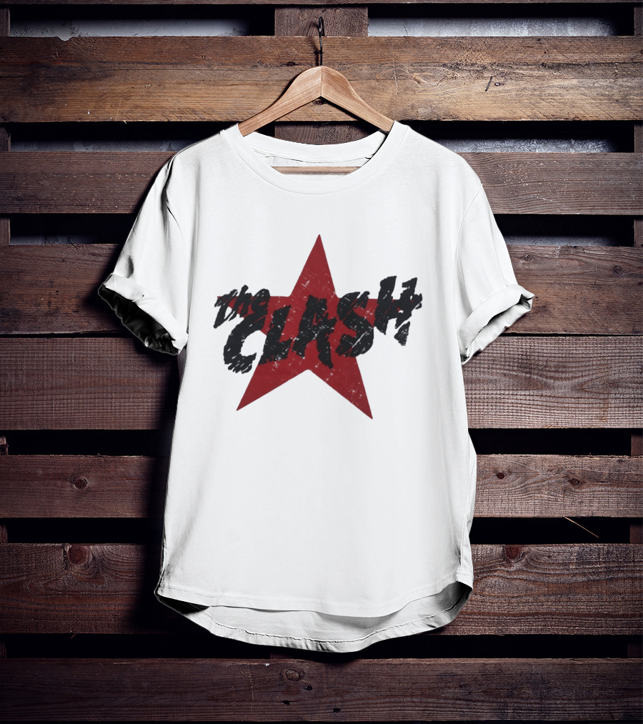 The Clash Red Star Vintage Punk T-Shirt