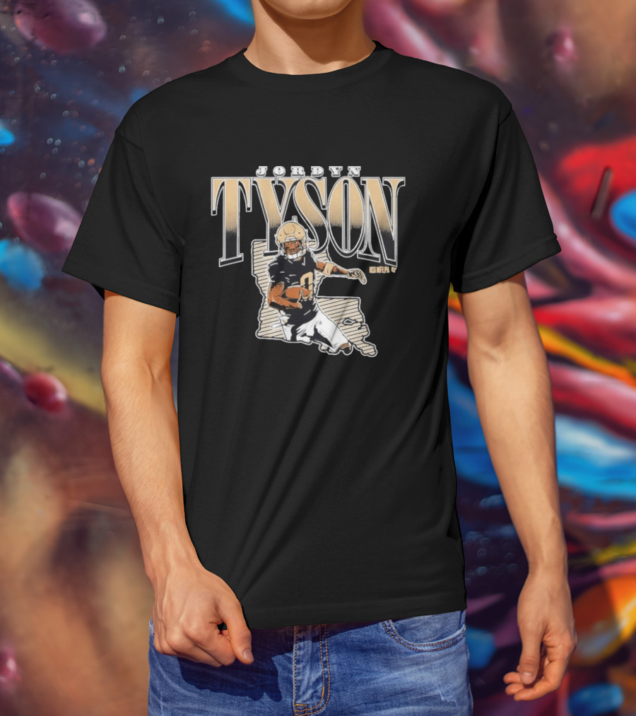 Jordyn Tyson NFLPA Football Star T-Shirt