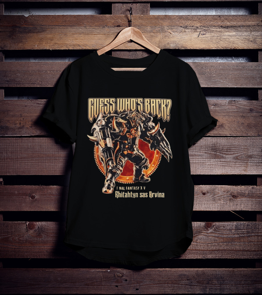 Naoki Yoshida Guess Who's Back FFXIV Rhitahtyn Sas Arvina T-Shirt