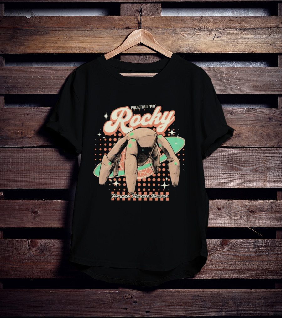 Project Hail Mary Rocky Alien Amaze Amaze Amaze Vintage Style Spacecraft T-Shirt