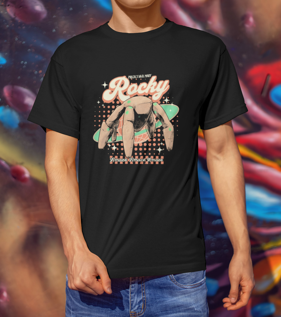 Project Hail Mary Rocky Alien Amaze Amaze Amaze Vintage Style Spacecraft T-Shirt