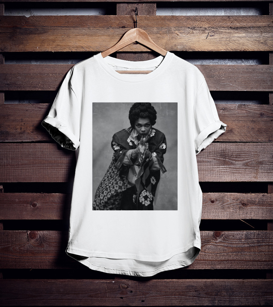 Denim Tears Ms. Lauryn Hill Iconic Style Photo T-Shirt