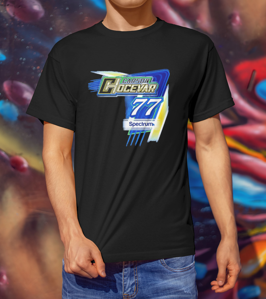 Carson Hocevar #77 Spectrum Racing Nascar T-Shirt