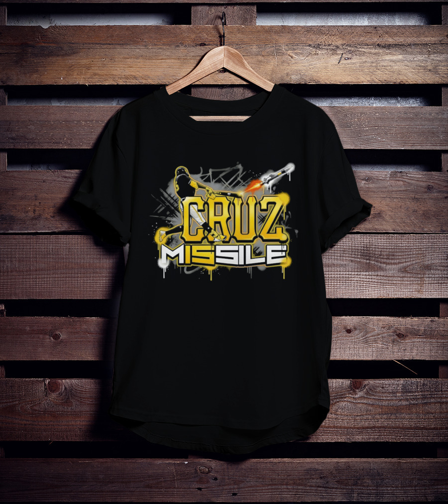 Cruz M15sile O'Neil Cruz Pittsburgh Pirates Baseball Graffiti T-Shirt