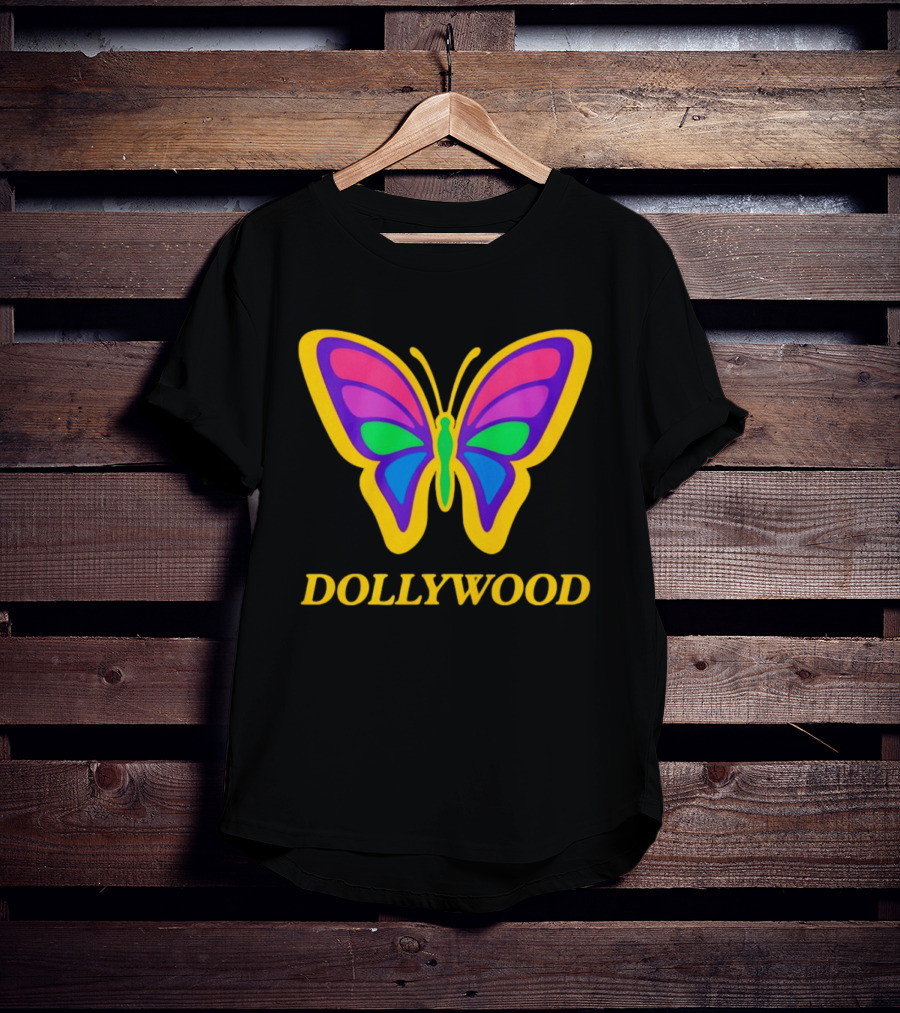 Dollywood 2026 Colorful Butterfly T-Shirt