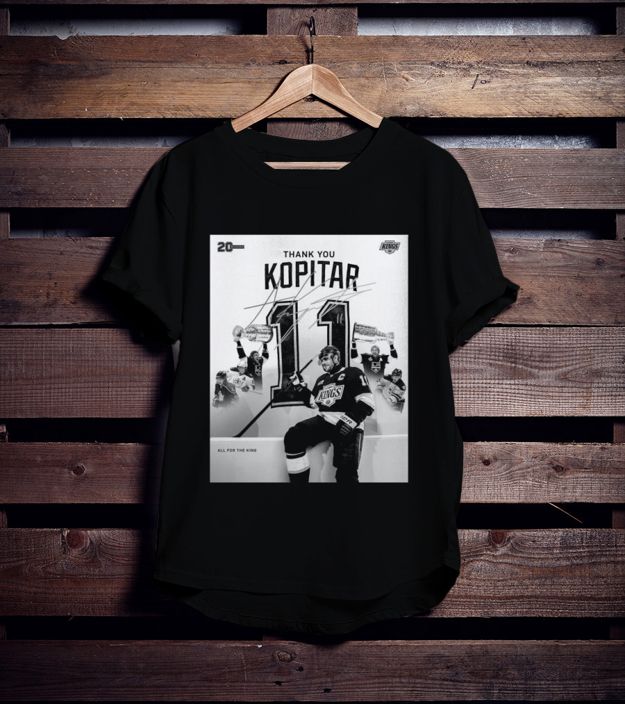 Thank You Kopitar 11 Los Angeles Kings All For The King 20 Seasons T-Shirt